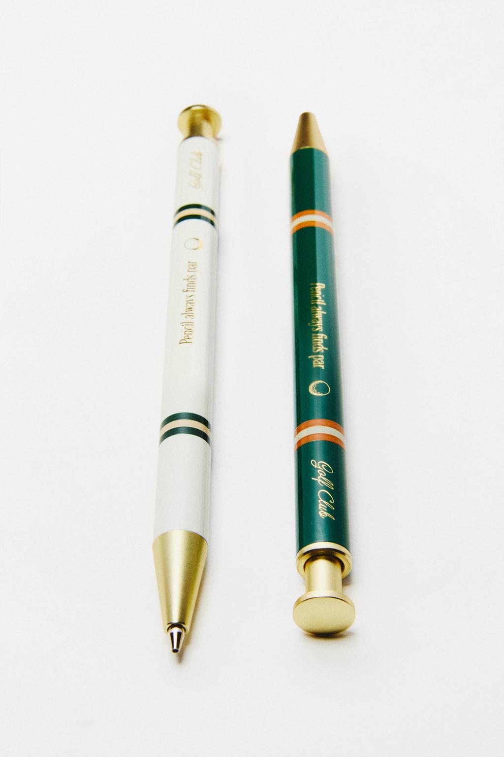 Набор ручки и механического карандаша для гольфа (набор из 2 штук)