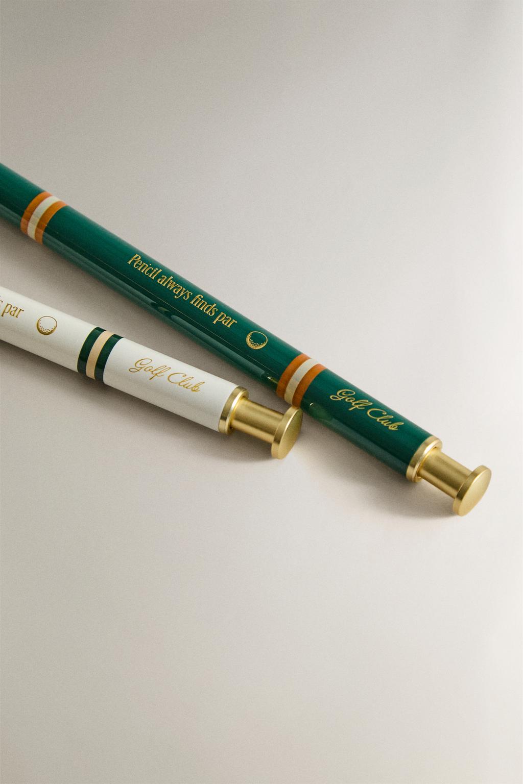 Набор ручки и механического карандаша для гольфа (набор из 2 штук)