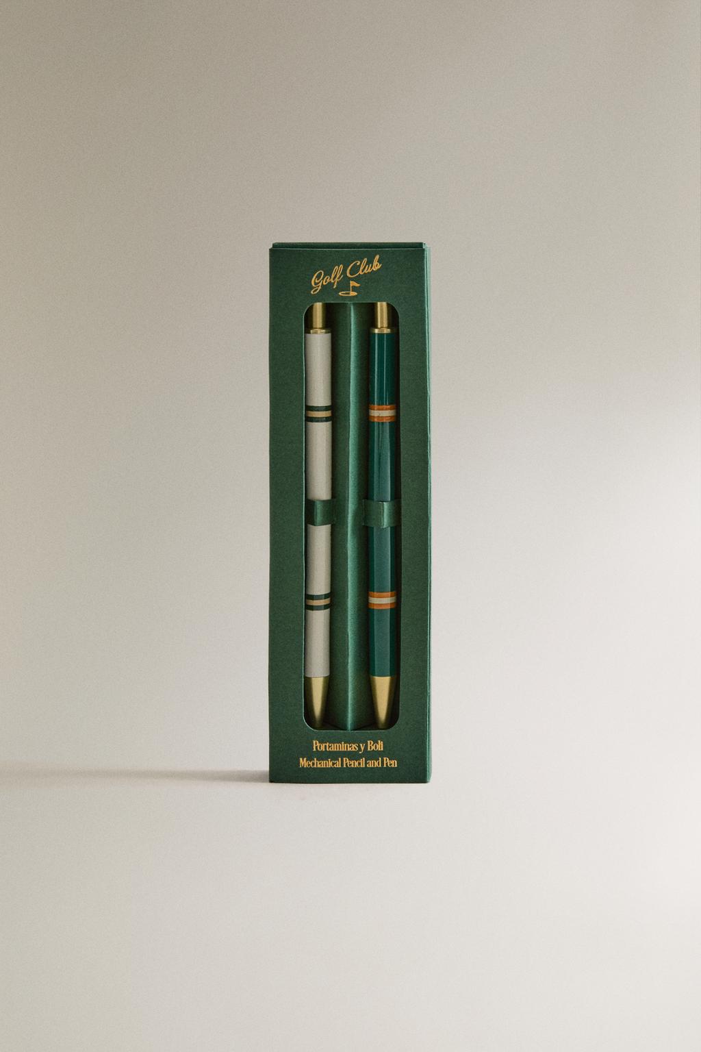 Набор ручки и механического карандаша для гольфа (набор из 2 штук)
