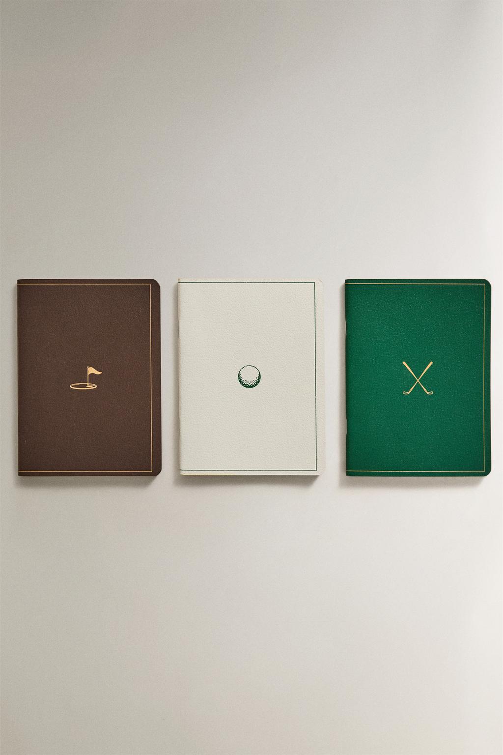 Набор блокнотов для записи счёта в гольфе (набор из 3 шт.)