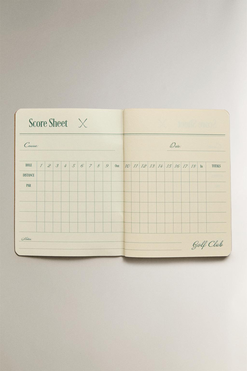 Набор блокнотов для записи счёта в гольфе (набор из 3 шт.)