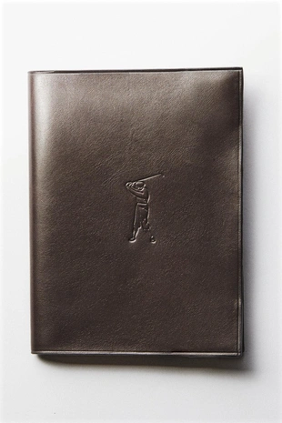 Обложка для заметок для гольфа из кожи- Заказать в России