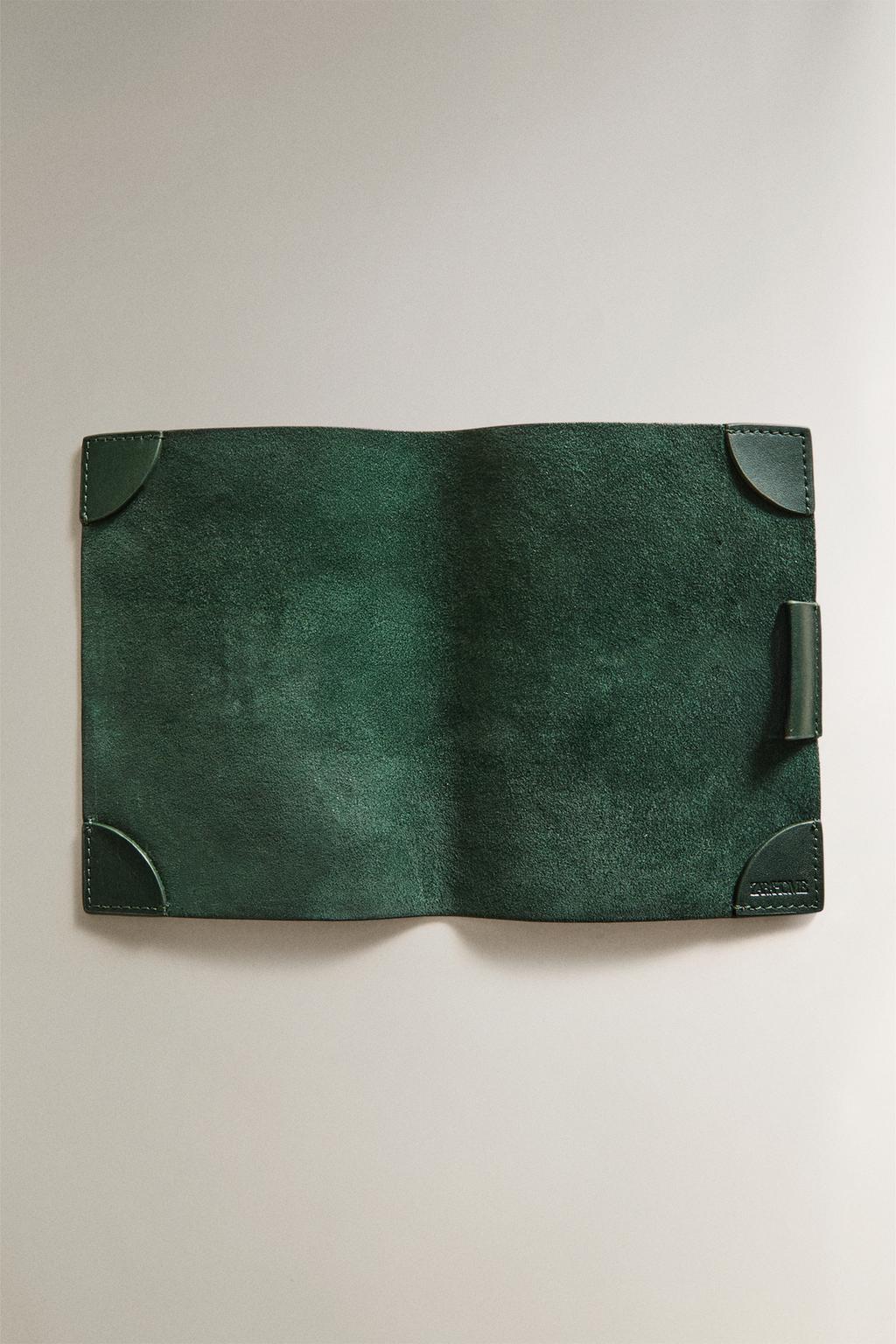 Кожаная обложка для блокнота для гольфа