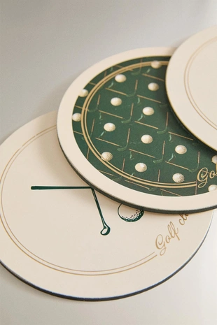 Набор подставок для бокалов из пробки (набор из 4 штук)- Заказать в России