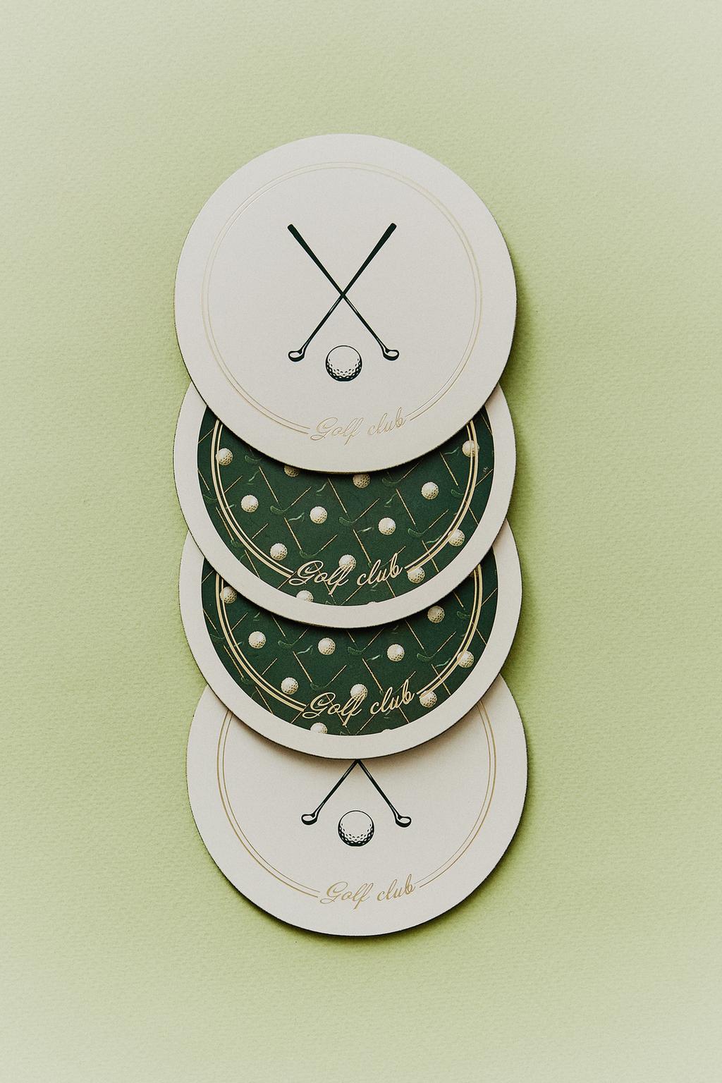 Набор подставок для бокалов из пробки (набор из 4 штук)