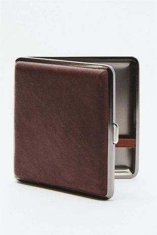 Кожаный портсигар- Заказать в России