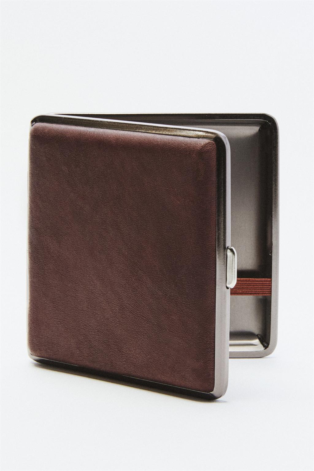 Кожаный портсигар