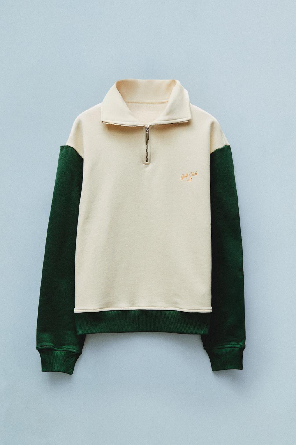 Свитшот с клубным узором