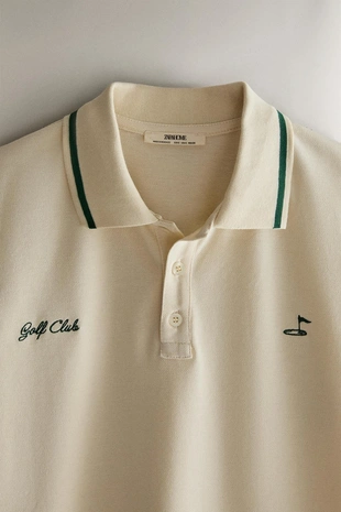 Поло с коротким рукавом для гольфа- Заказать в России