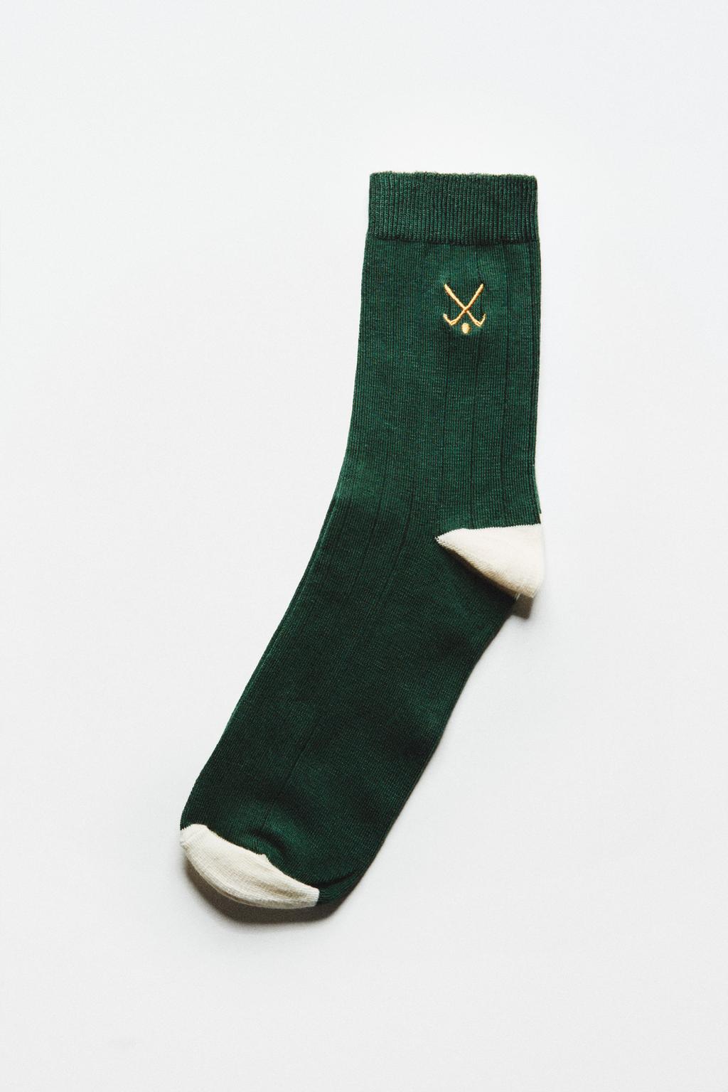 Хлопковые носки для гольфа