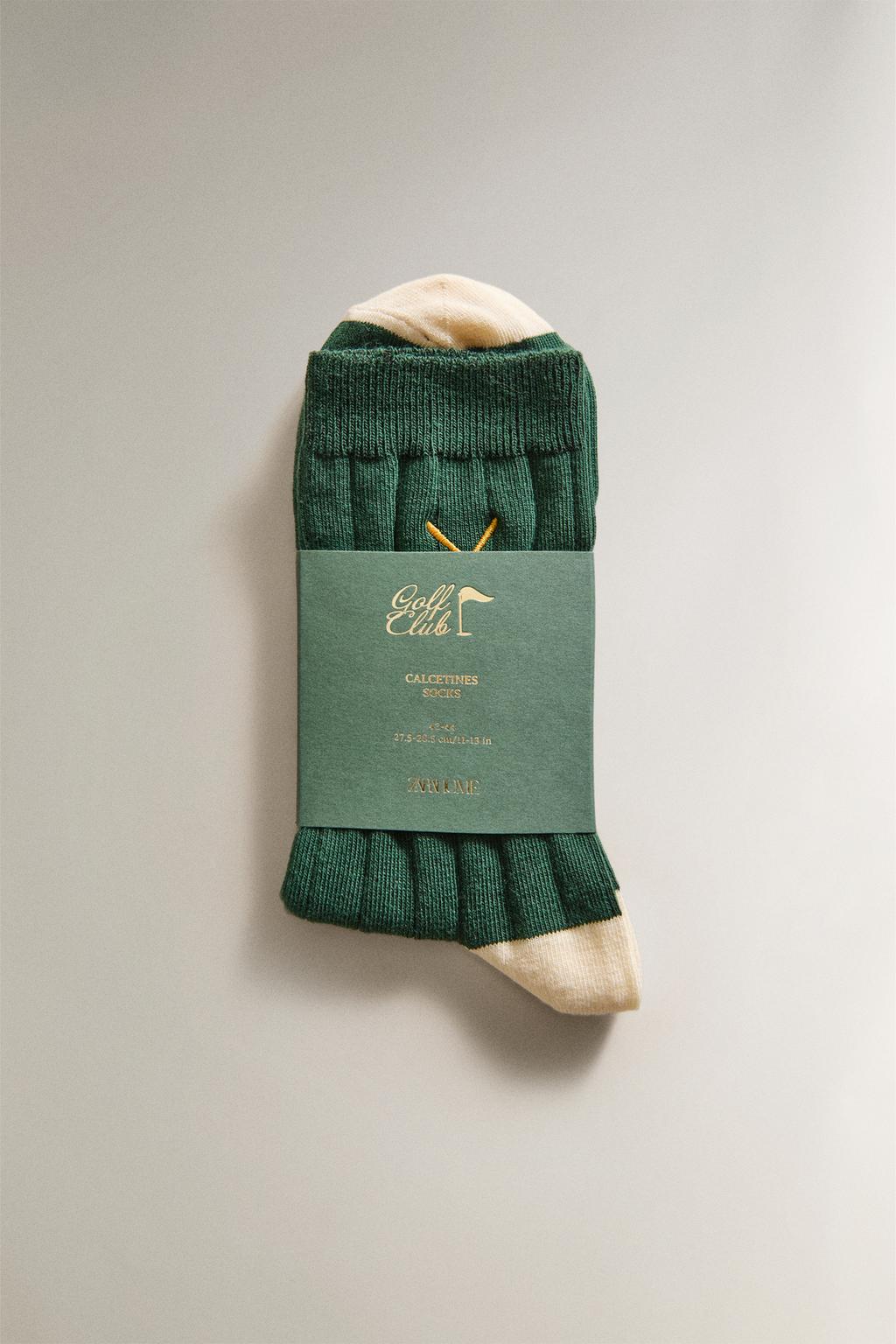 Хлопковые носки для гольфа