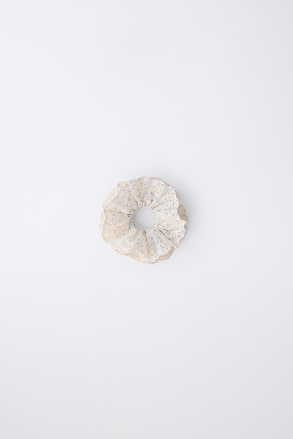 АЖУРНАЯ РЕЗИНКА ДЛЯ ВОЛОС С ЦВЕТАМИ