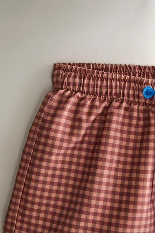 Детские клетчатые плавательные шорты для пляжа- Заказать в России