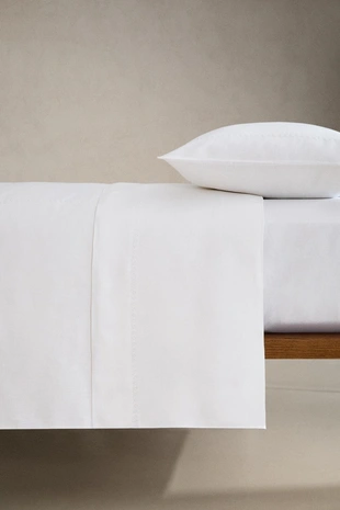 Покрывало из льна с кантом гемстич- Заказать в России