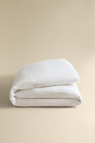 Покрывало из льна с кантом гемстич- Заказать в России