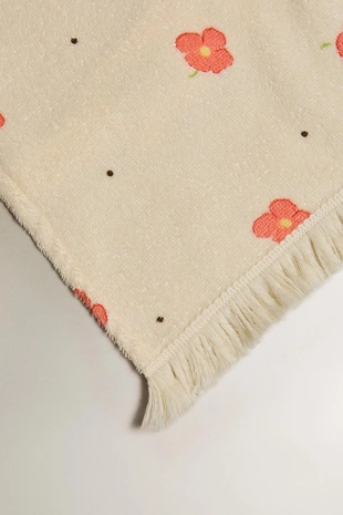 Пляжное полотенце с цветочным узором- Заказать в России