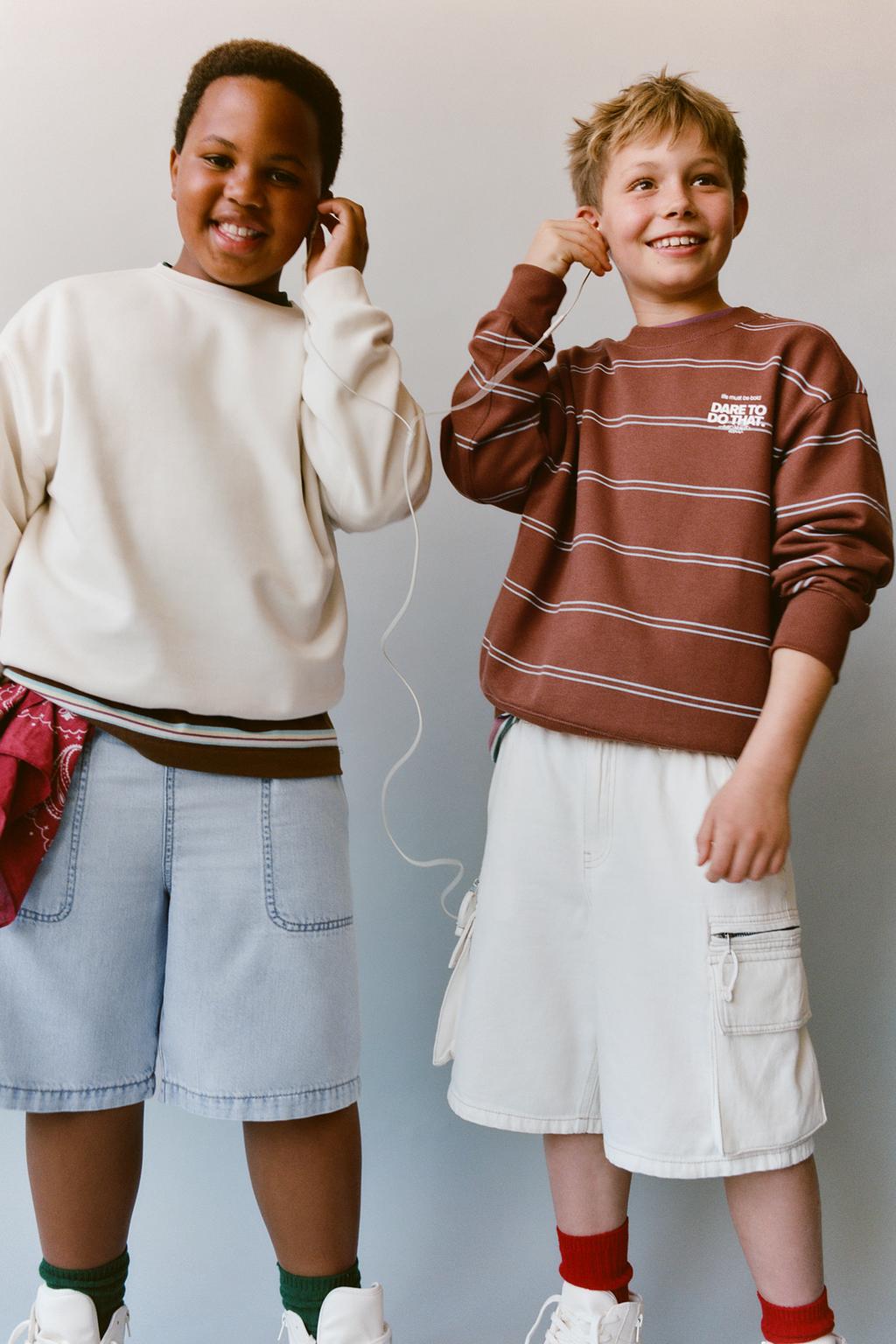 ДЖИНСОВЫЕ ШОРТЫ-БЕРМУДЫ ИЗ ТЕКУЧЕЙ ТКАНИ