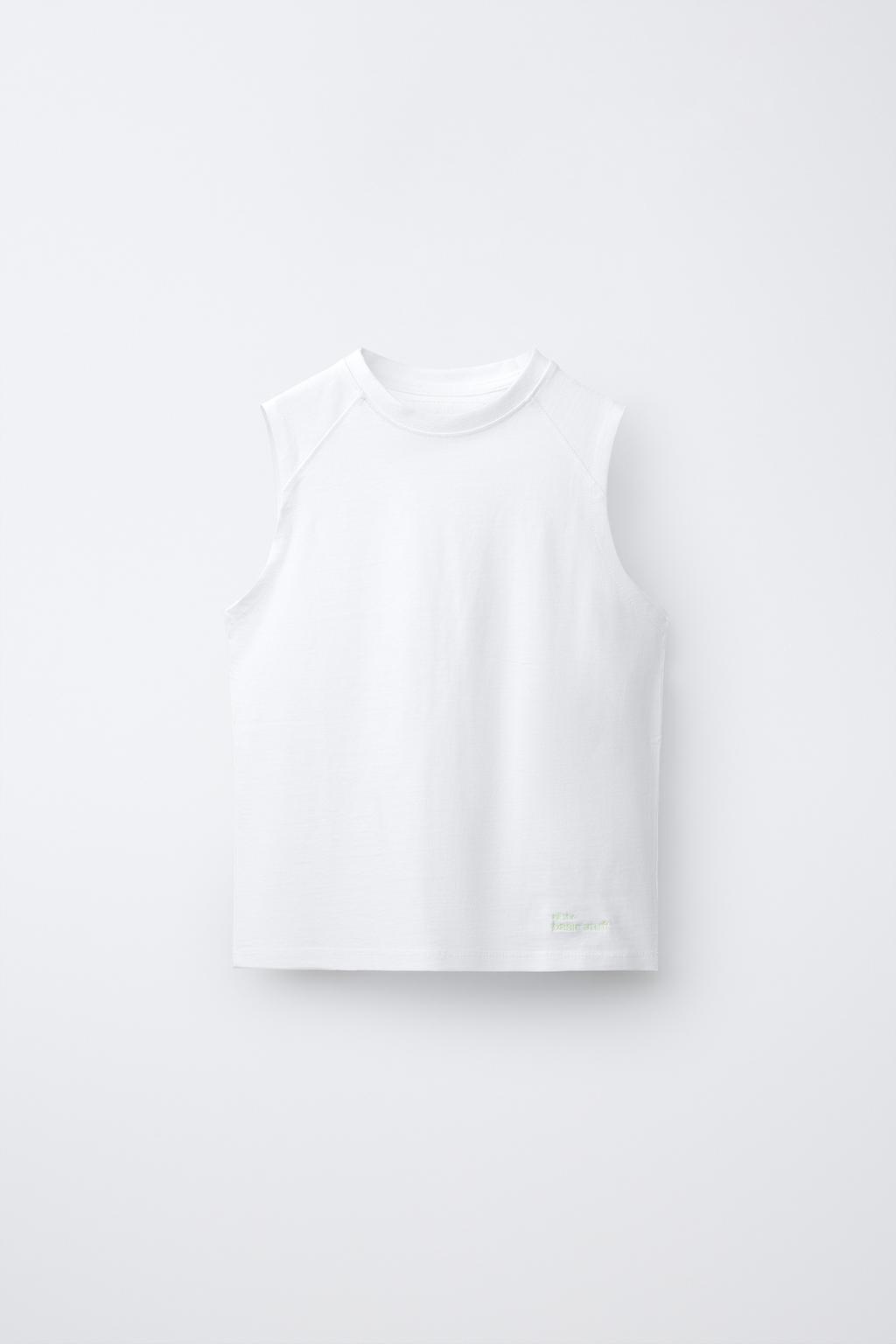 ОДНОТОННАЯ ФУТБОЛКА БЕЗ РУКАВОВ