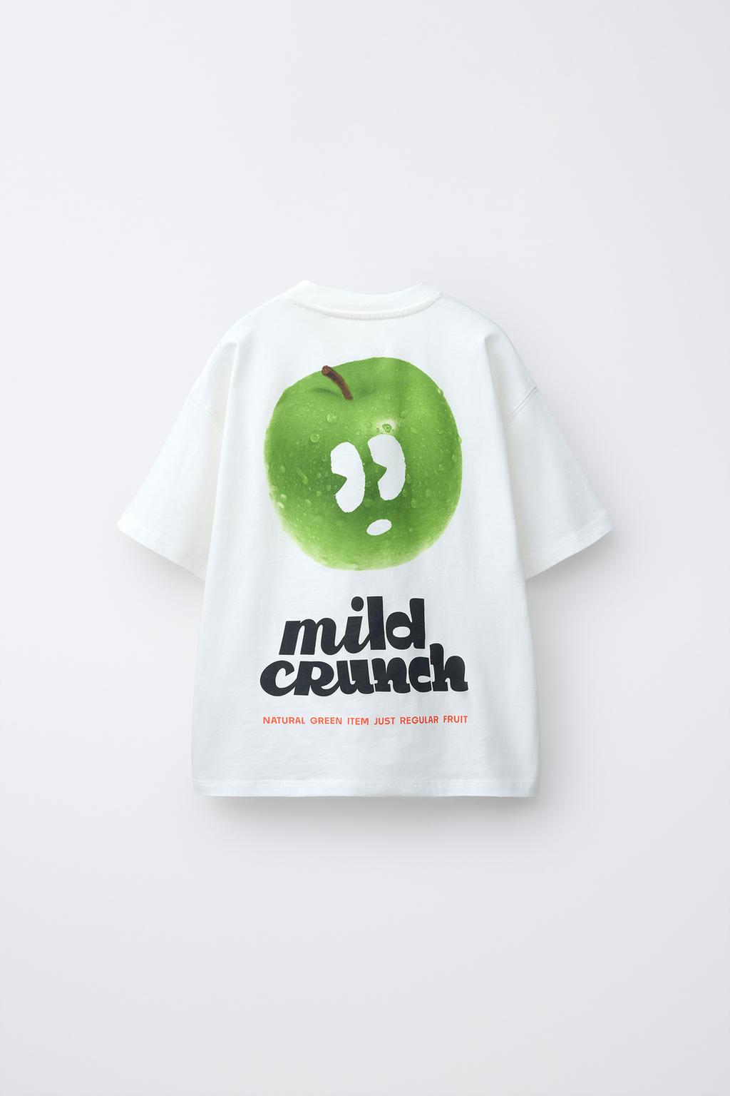 ФУТБОЛКА С ПРИНТОМ «ЯБЛОКО»