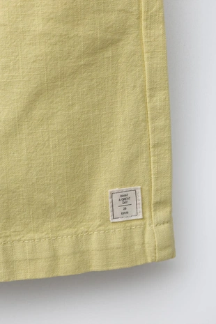 Хлопковые шорты-бермуды с эластичным поясом