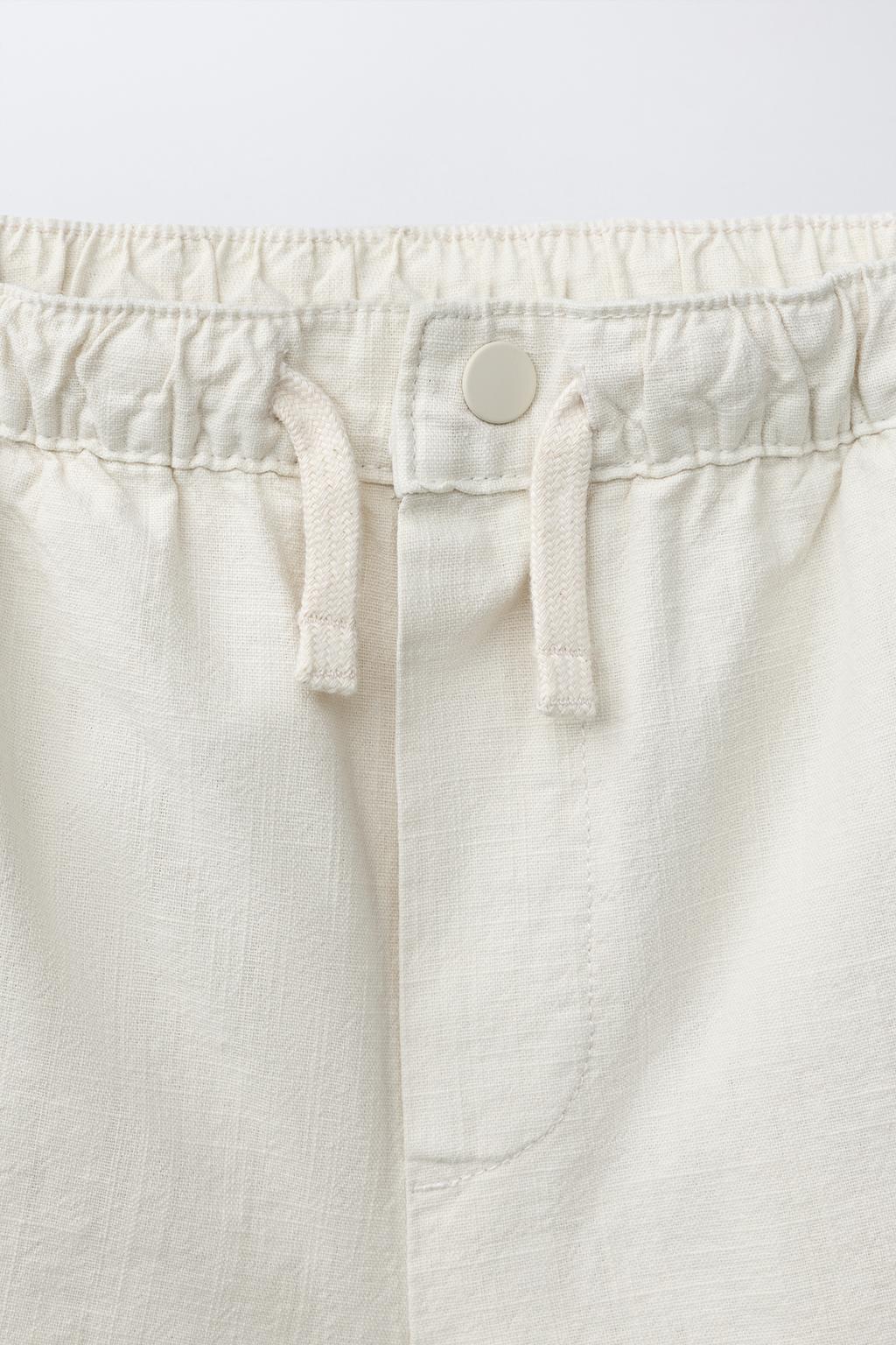 ШОРТЫ-БЕРМУДЫ ИЗ ХЛОПКА С ЭЛАСТИЧНЫМ ПОЯСОМ