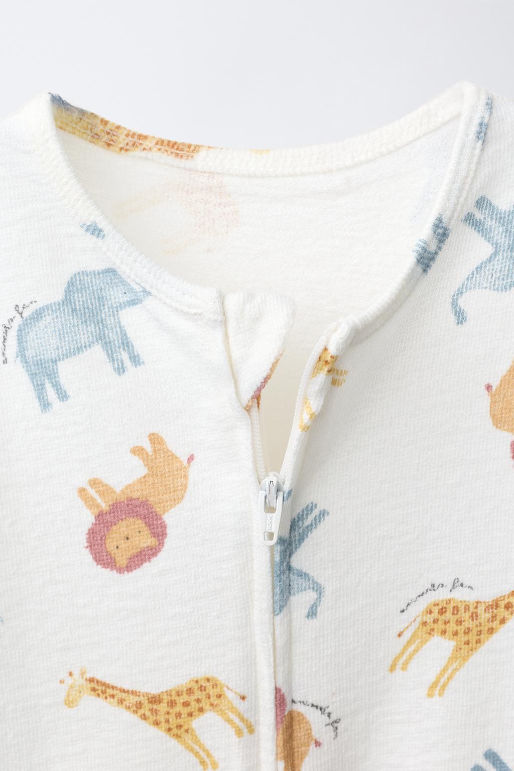 НАБОР ИЗ ДВУХ КОМБИНЕЗОНОВ С ЖИВОТНЫМИ