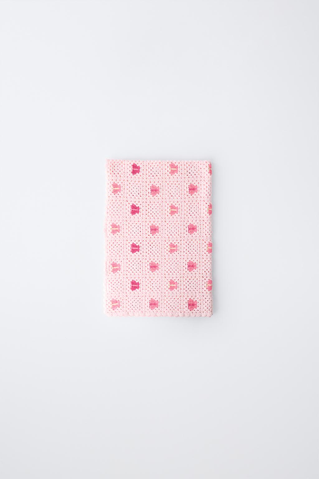 ПЛЕД КРОШЕ С БАБОЧКАМИ