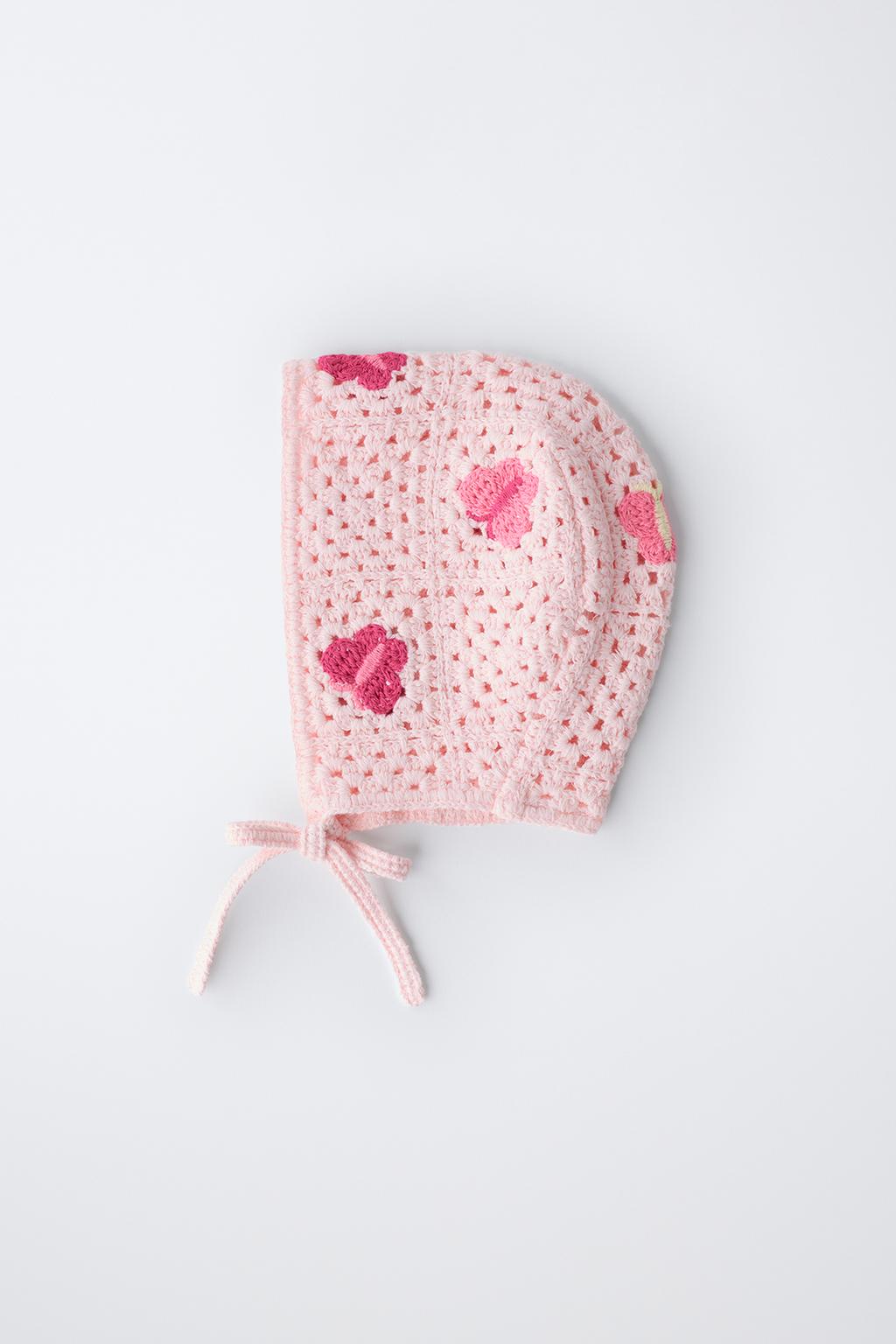 ЧЕПЧИК КРЮЧКОМ С БАБОЧКАМИ