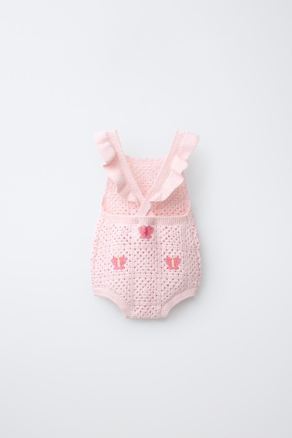 КОМБИНЕЗОН КРОШЕ С БАБОЧКАМИ