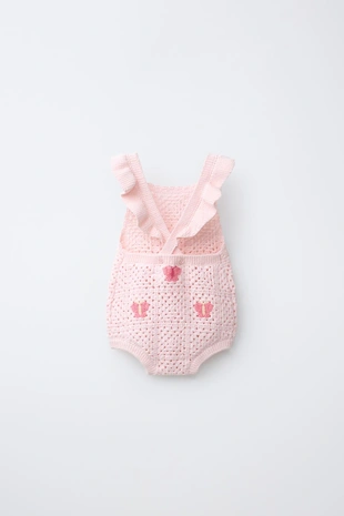 Комбинезон кроше с бабочками- Заказать в России