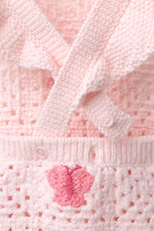 Комбинезон кроше с бабочками- Заказать в России