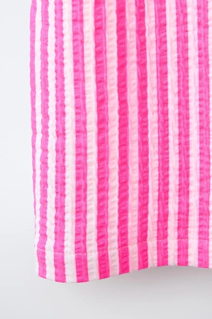 Платье в флуоресцентную полоску- Заказать в России