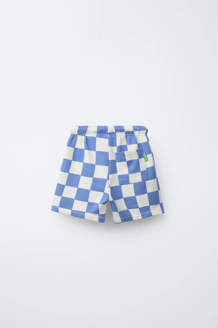 Шорты в клетку «шахматы»- Заказать в России