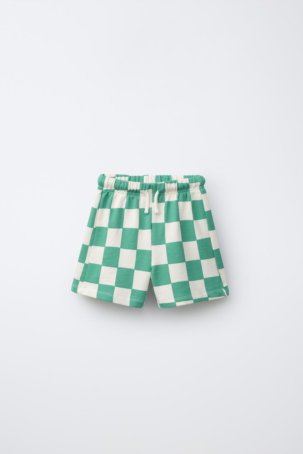 ШОРТЫ-БЕРМУДЫ В ШАХМАТНУЮ КЛЕТКУ
