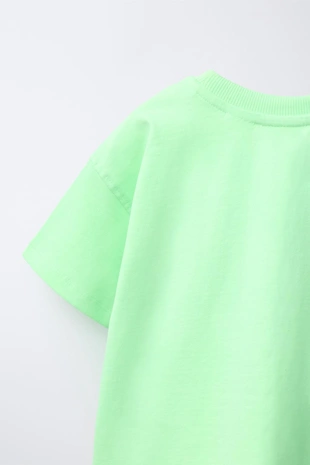 Футболка с флуоресцентным принтом