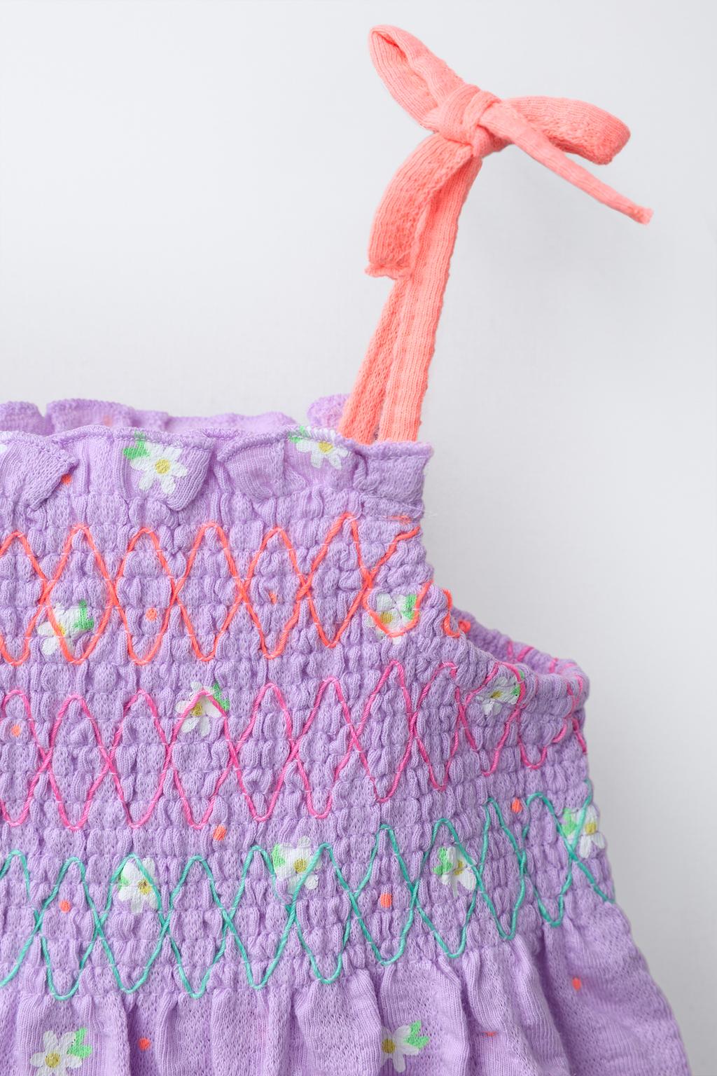 ПЛАТЬЕ ИЗ ЭЛАСТИЧНОЙ ТКАНИ С ЦВЕТОЧНЫМ ПРИНТОМ