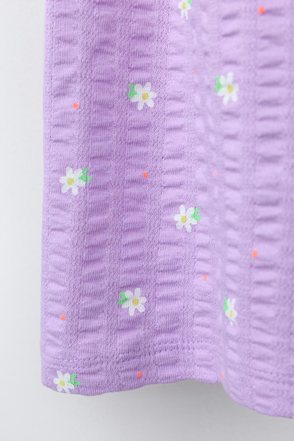 ПЛАТЬЕ ИЗ ЭЛАСТИЧНОЙ ТКАНИ С ЦВЕТОЧНЫМ ПРИНТОМ