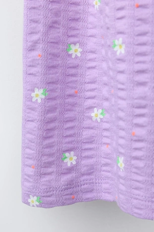 Платье из эластичной ткани с цветочным принтом- Заказать в России