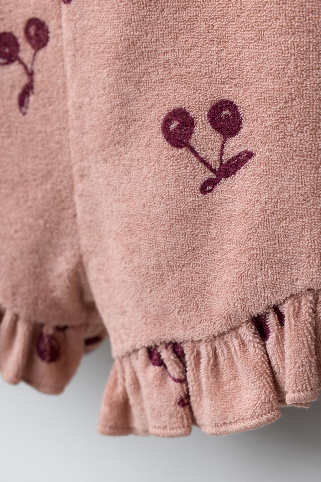 КОРОТКИЙ КОМБИНЕЗОН С ВИШНЕВЫМ ПРИНТОМ