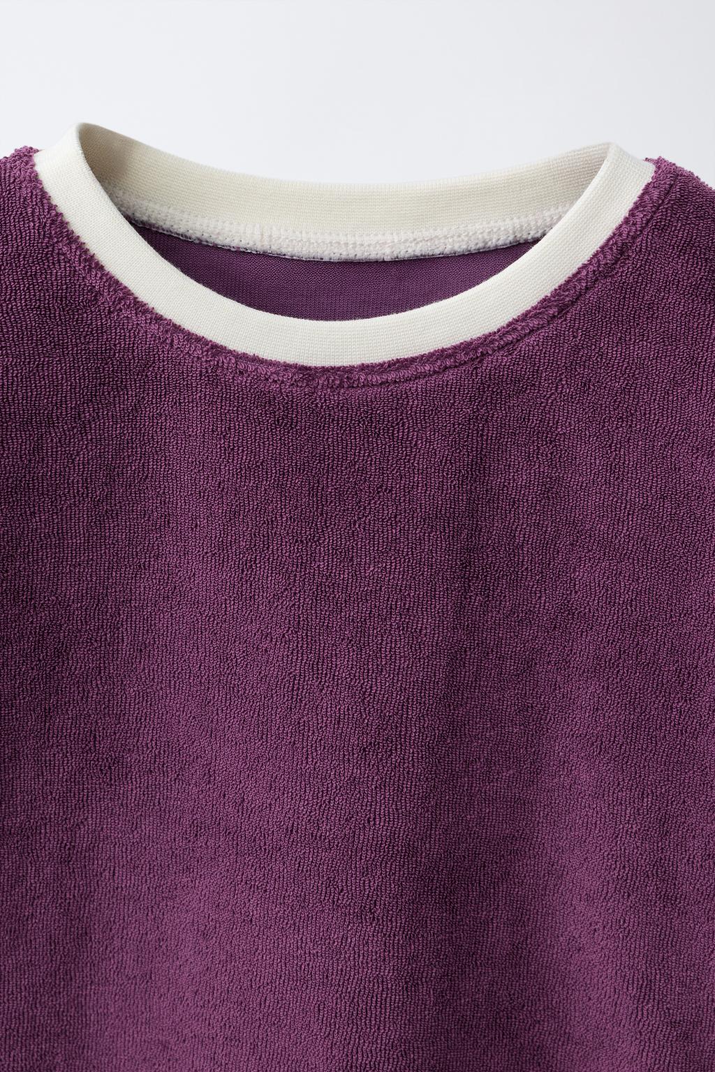 КОМПЛЕКТ ИЗ ФУТБОЛКИ И ШОРТОВ ИЗ МАХРОВОЙ ТКАНИ