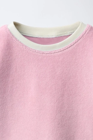 Комплект из футболки и шортов из махровой ткани