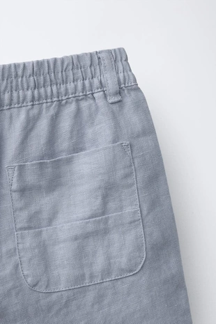 Бермуды из 100% льна- Заказать в России