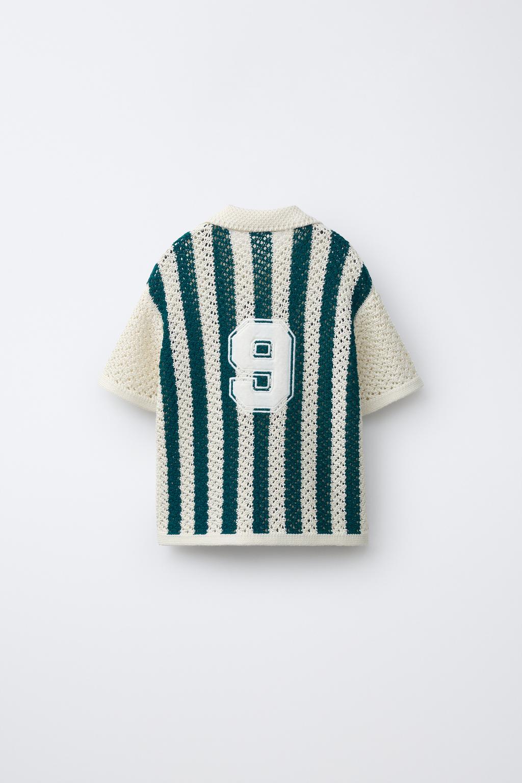 ФУТБОЛЬНОЕ ТРИКОТАЖНОЕ ПОЛО В ПОЛОСКУ