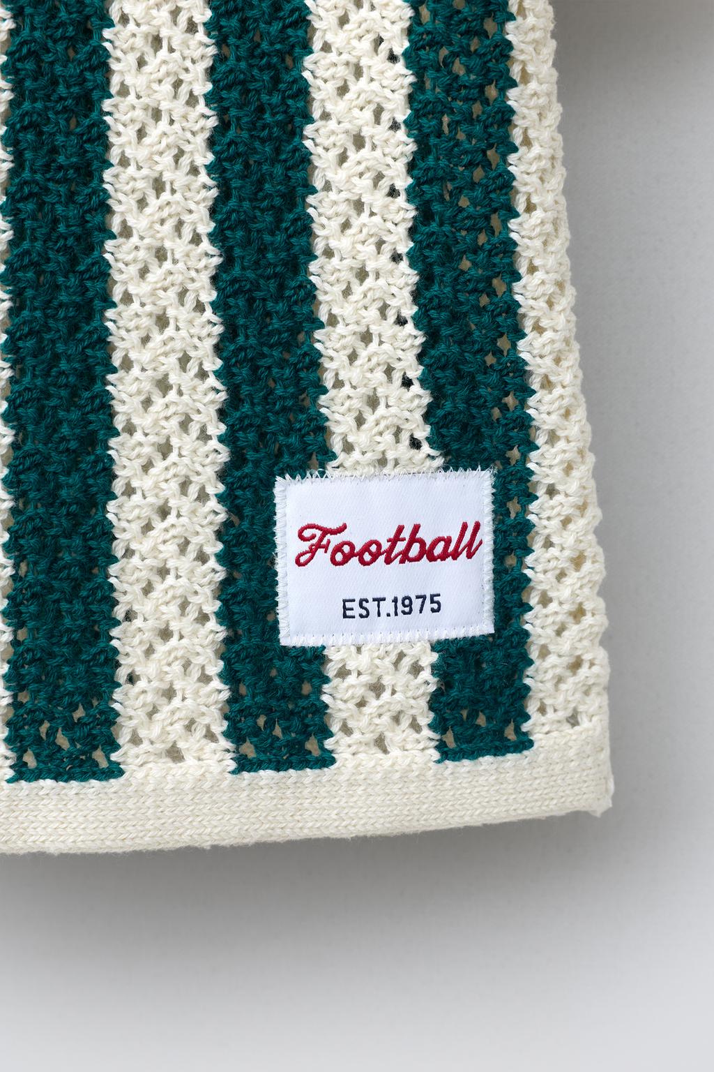 ФУТБОЛЬНОЕ ТРИКОТАЖНОЕ ПОЛО В ПОЛОСКУ