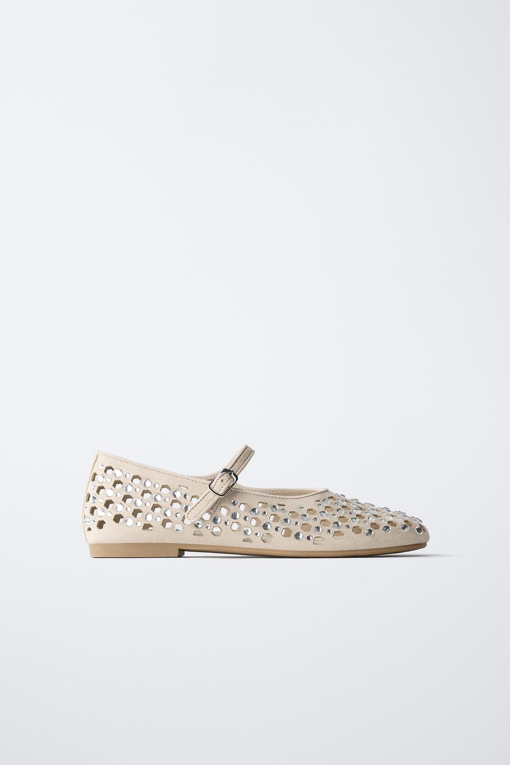 БАЛЕТКИ СО СТРАЗАМИ