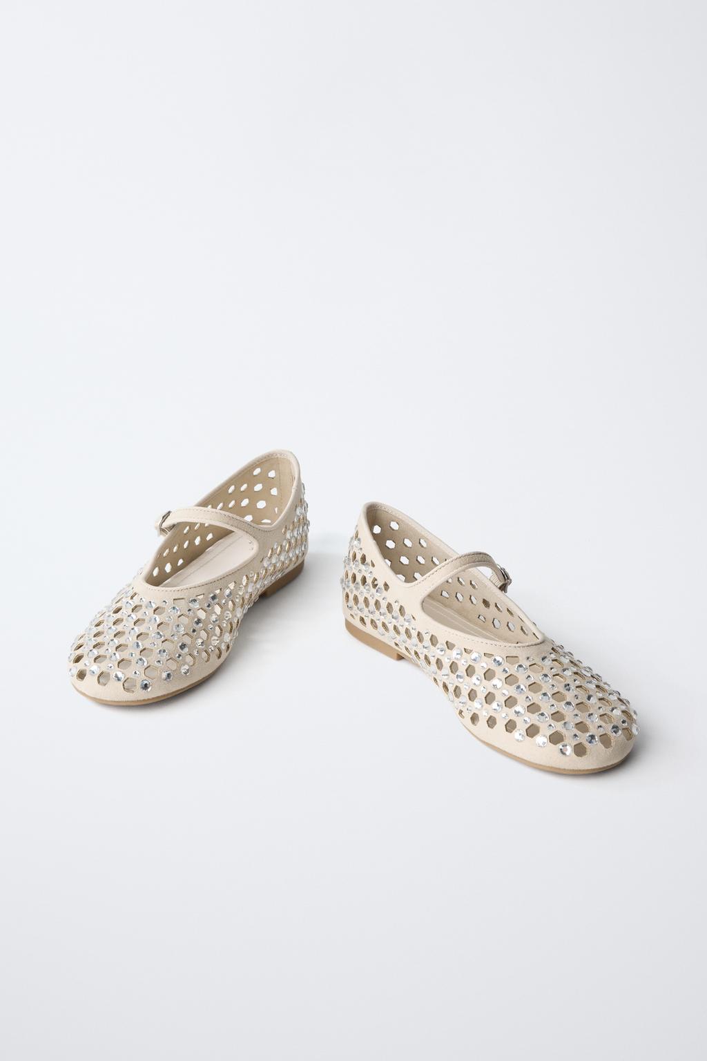 БАЛЕТКИ СО СТРАЗАМИ