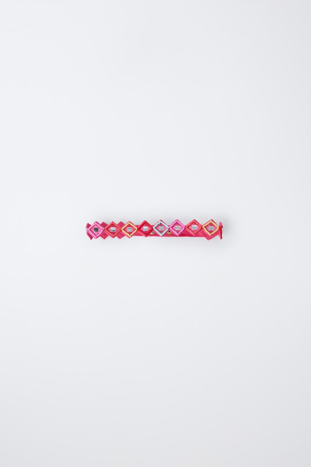 ЧОКЕР С БУСИНАМИ И ЗЕРКАЛАМИ