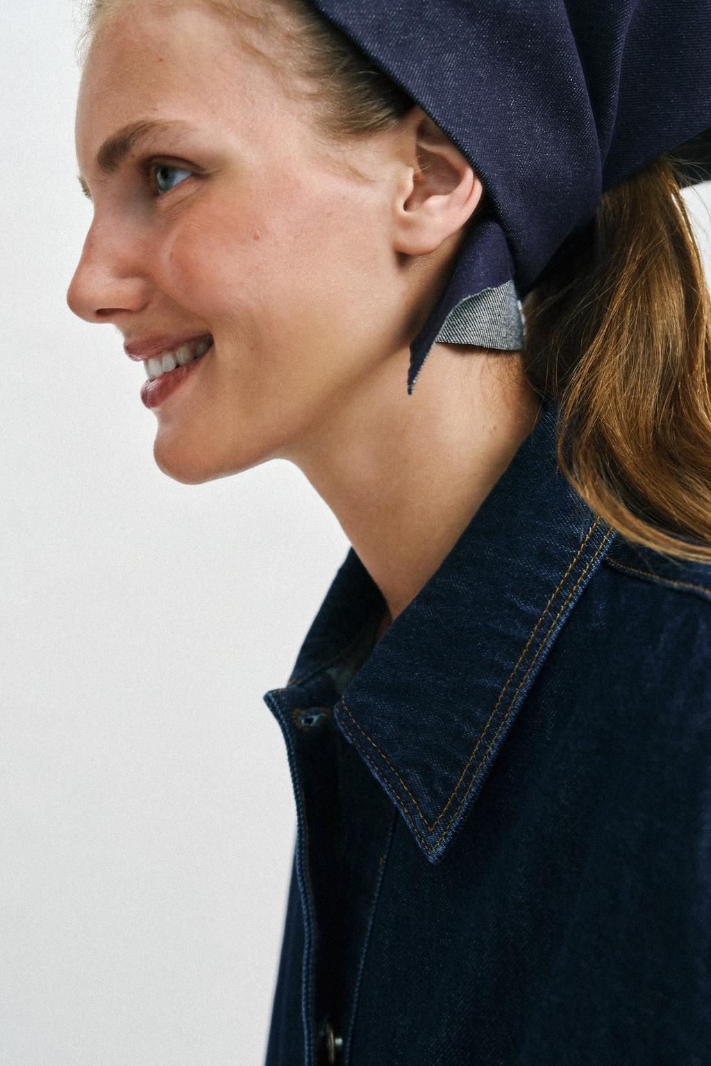 ДЖИНСОВАЯ РУБАШКА Z1975 ОВЕРСАЙЗ