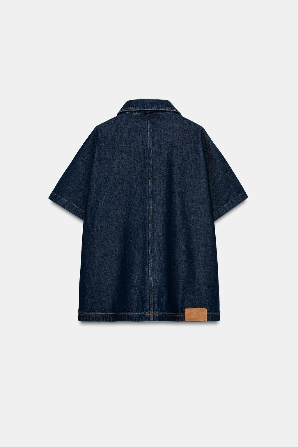 ДЖИНСОВАЯ РУБАШКА Z1975 ОВЕРСАЙЗ