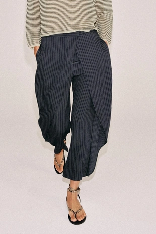 Брюки-парео в полоску — Zw Collection- Заказать в России